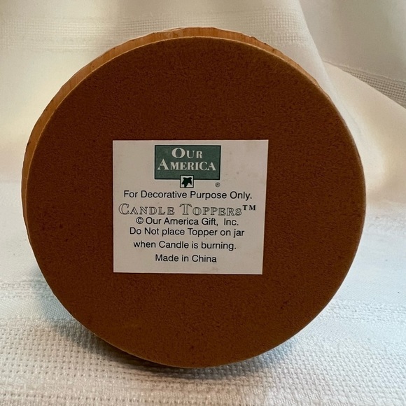 Nativity Candle Jar Topper Creche Jesus Manger Mary Joseph Christmas EUC - Picture 5 of 7